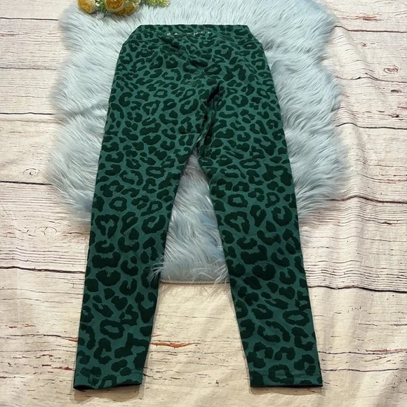 Balance Athletica Lux Panther Velvet Green Leggings sz S - Picture 7 of 8